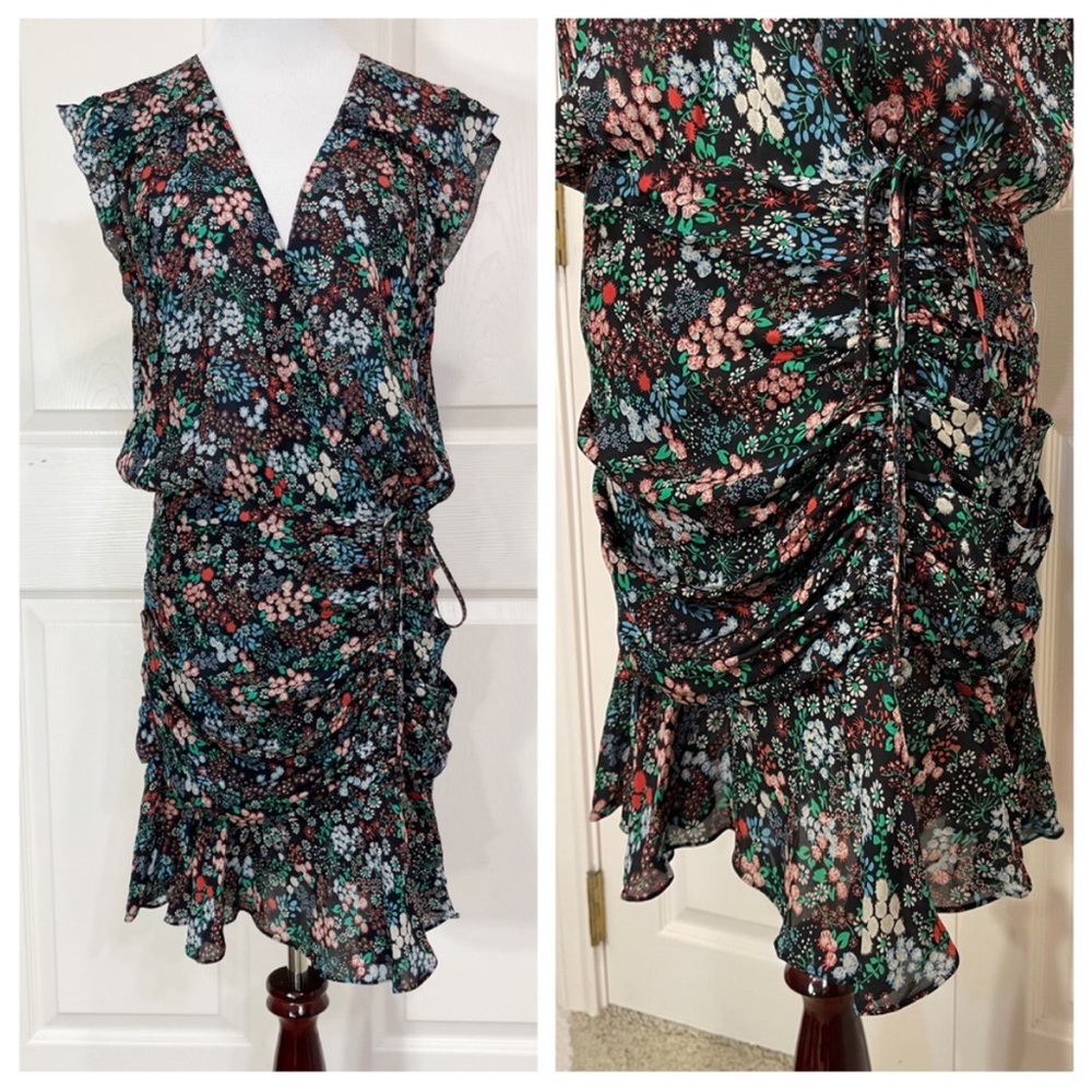 Veronica Beard silk floral print dress